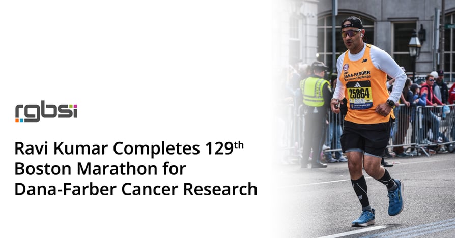Ravi Kumar Completes 129th Boston Marathon for Dana-Farber Cancer Research