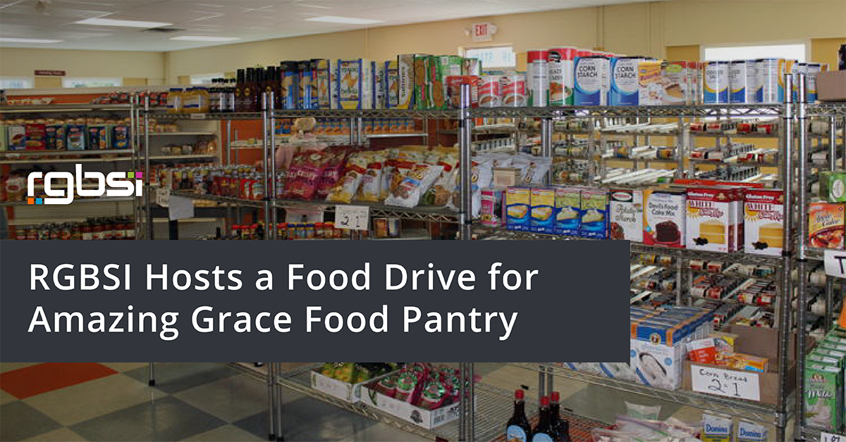 RGBSI Hosts a Food Drive for Amazing Grace Food Pantry