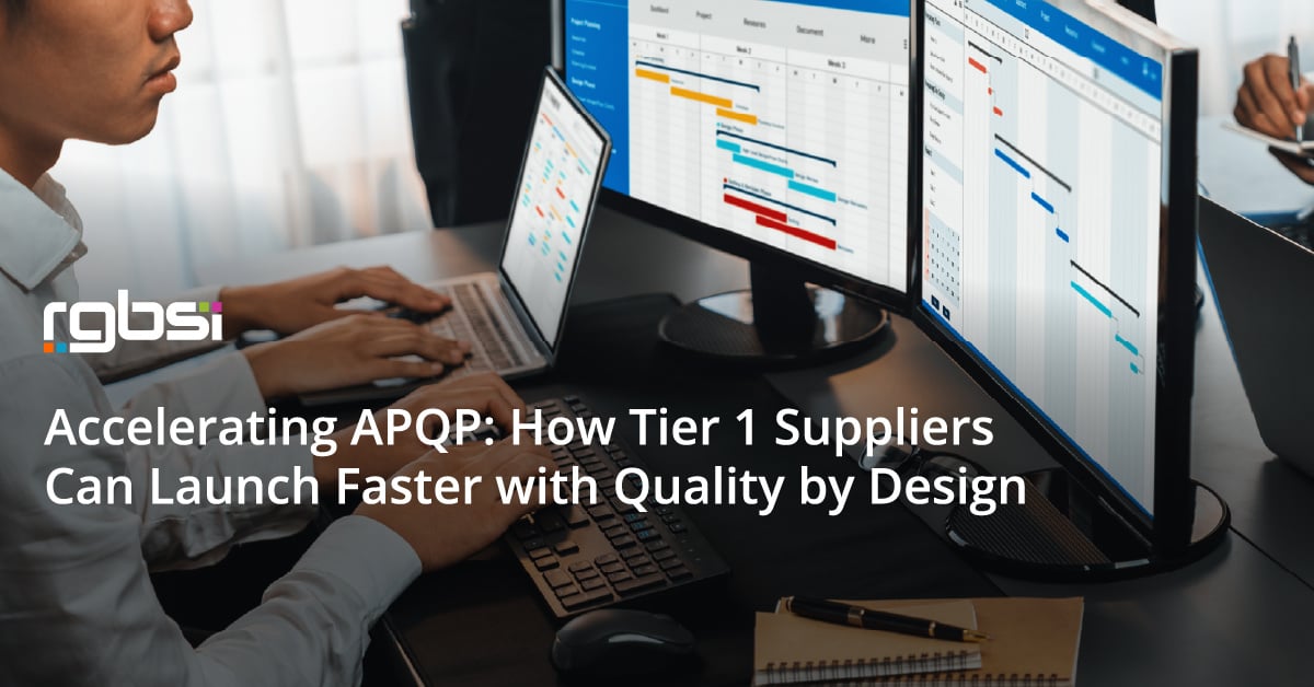 Tier 1 Suppliers Launch Faster with APQP and Quality by Design