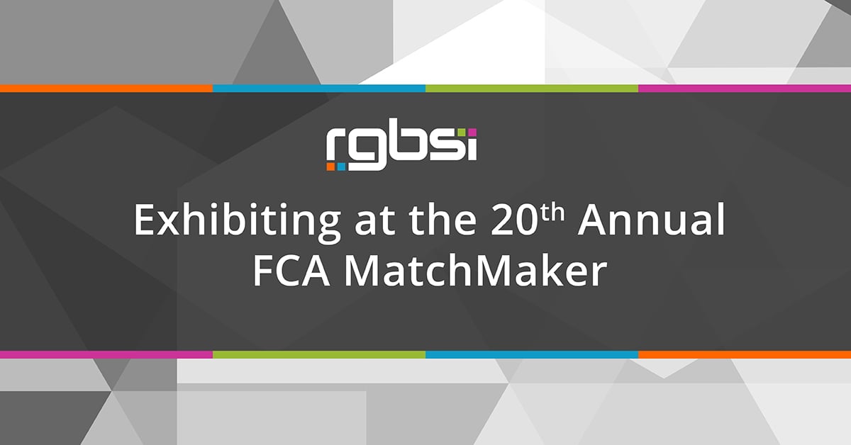 RGBSI Exhibiting at the 20th Annual FCA MatchMaker