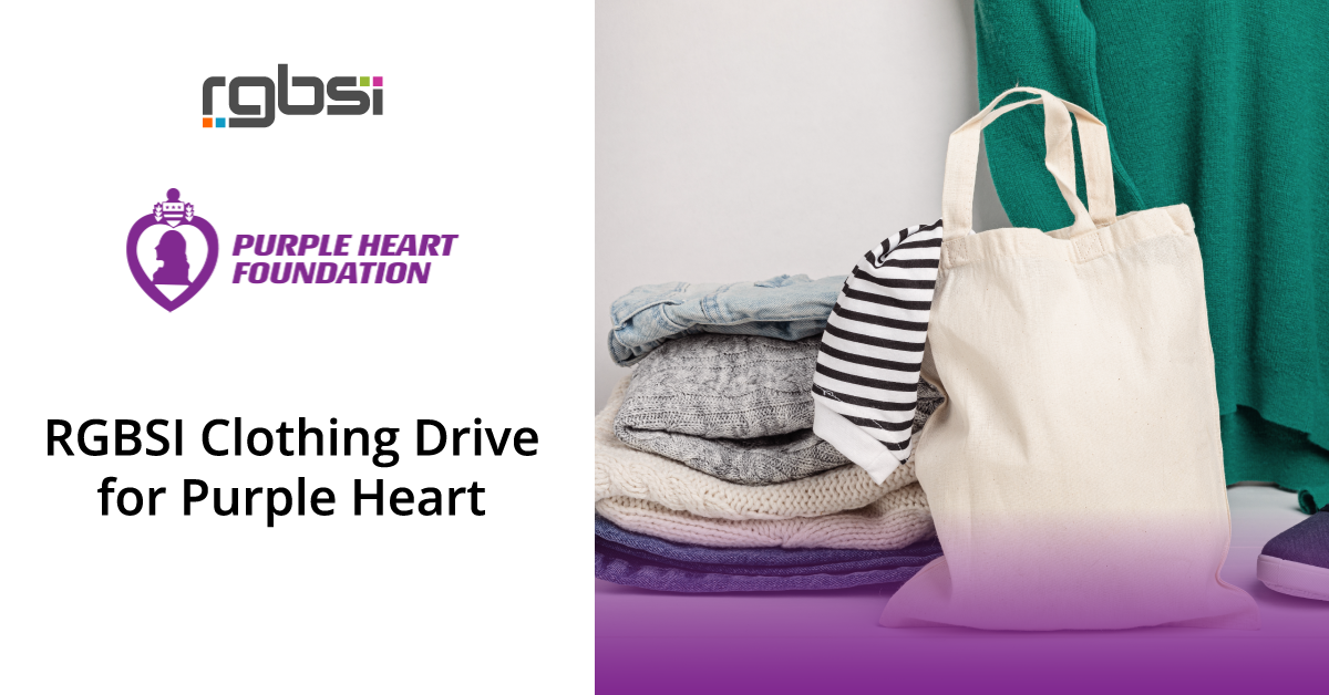 RGBSI Clothing Drive for Purple Heart