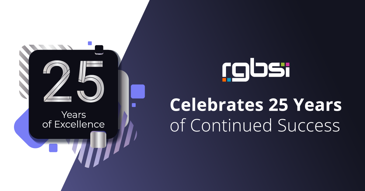 RGBSI Celebrates 25 Years of Continued Success